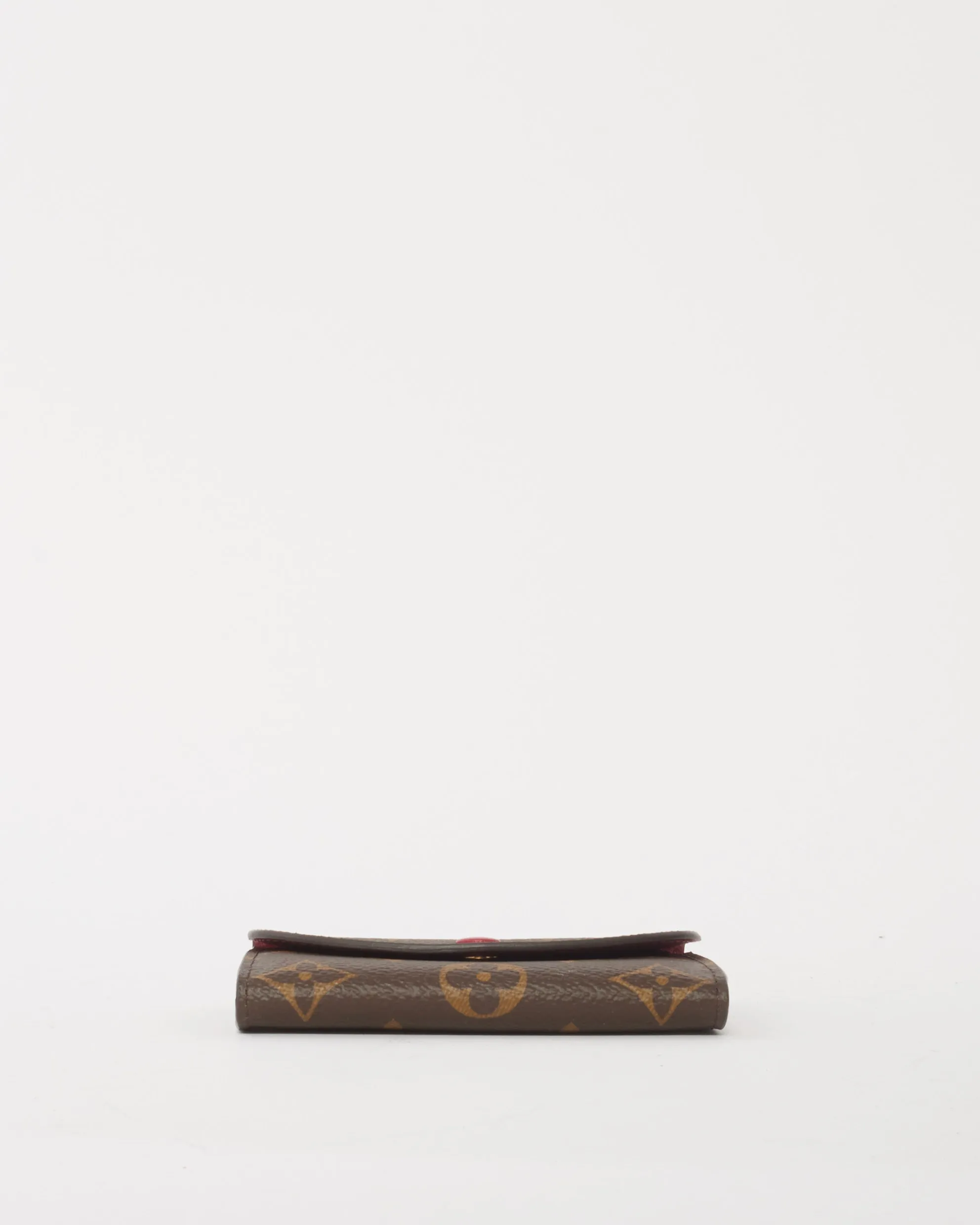 Louis Vuitton Monogram Canvas/ Fuchsia Rosalie Coin Purse Wallet