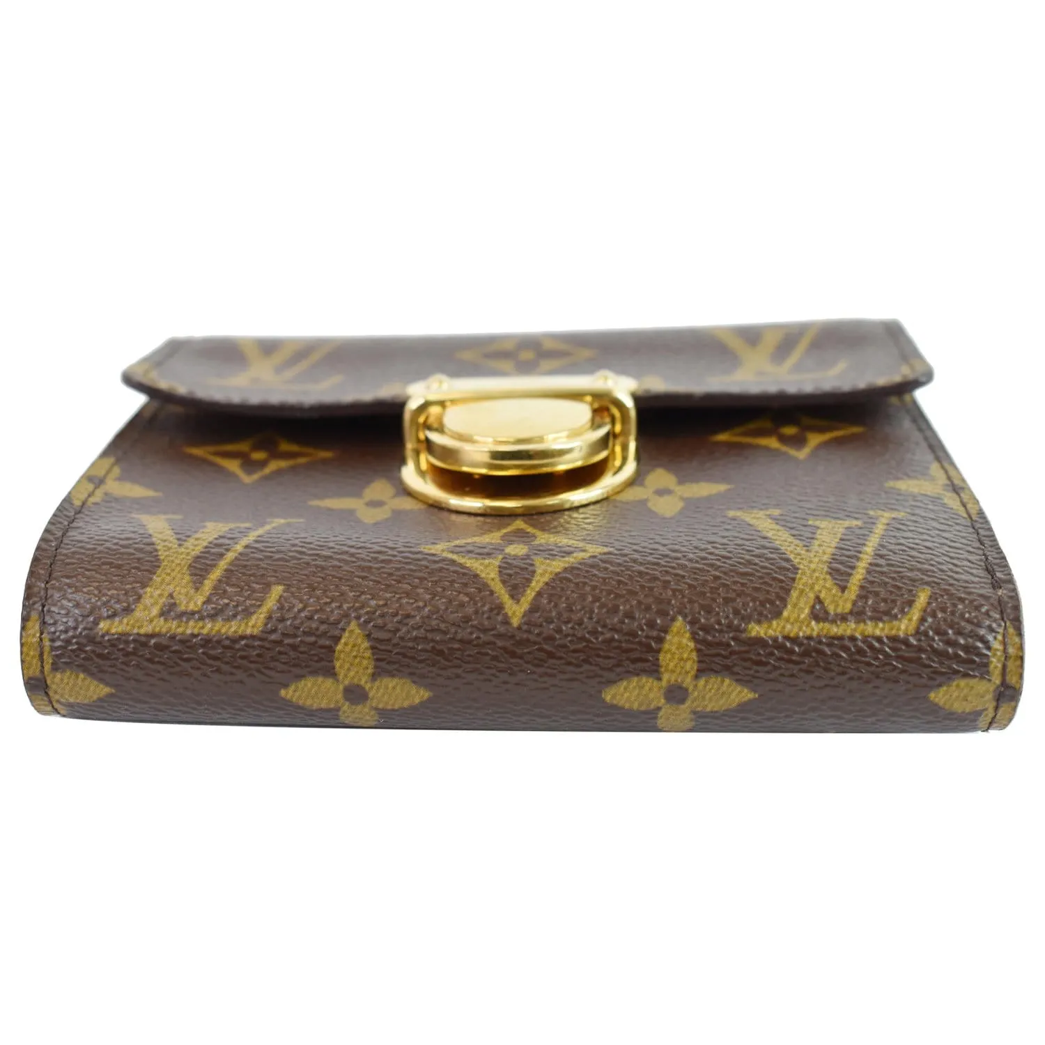 LOUIS VUITTON Monogram Canvas Koala Coin Purse Wallet Brown
