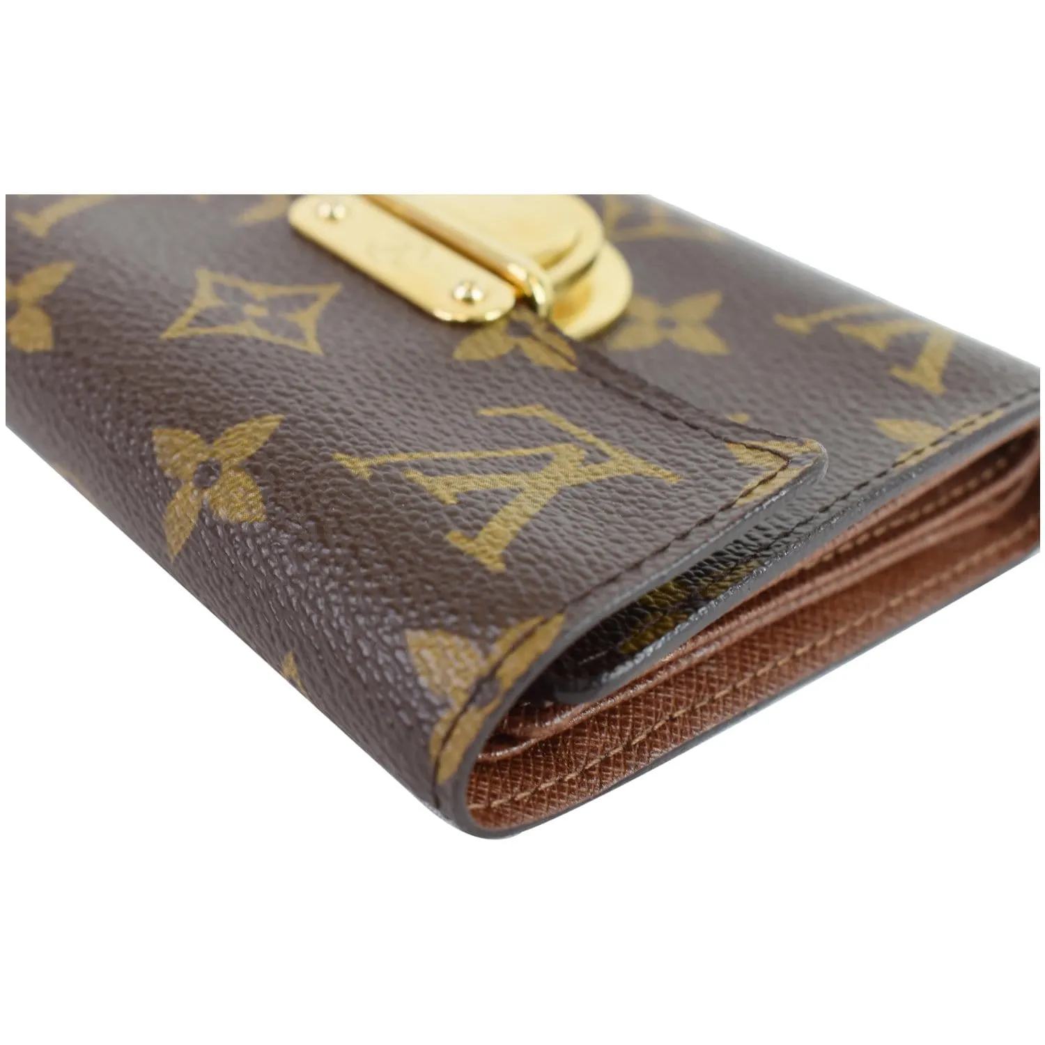 LOUIS VUITTON Monogram Canvas Koala Coin Purse Wallet Brown