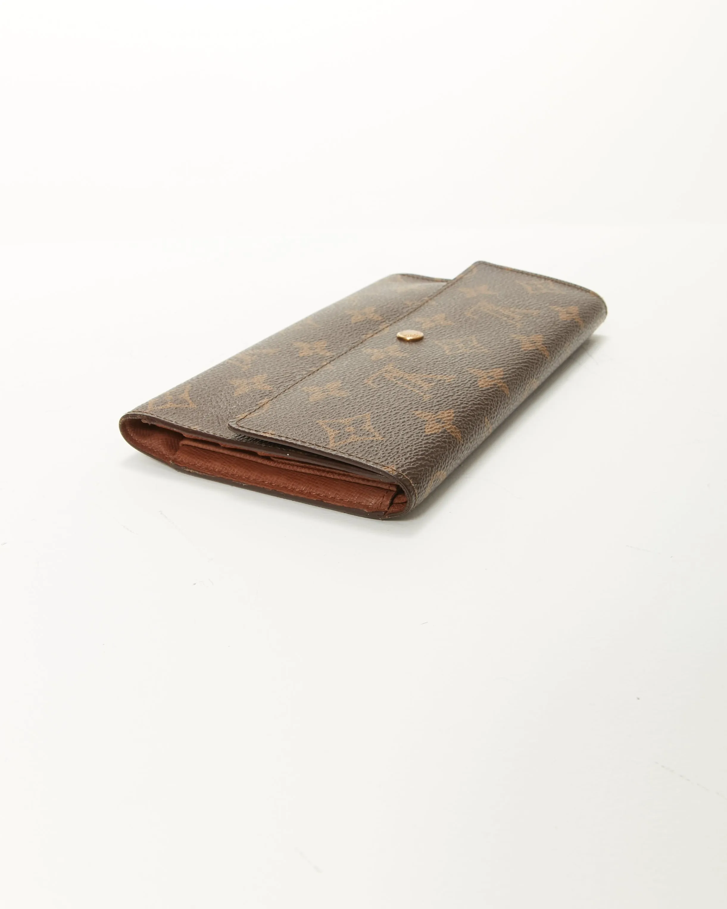 Louis Vuitton Monogram Canvas Sarah Flap Wallet