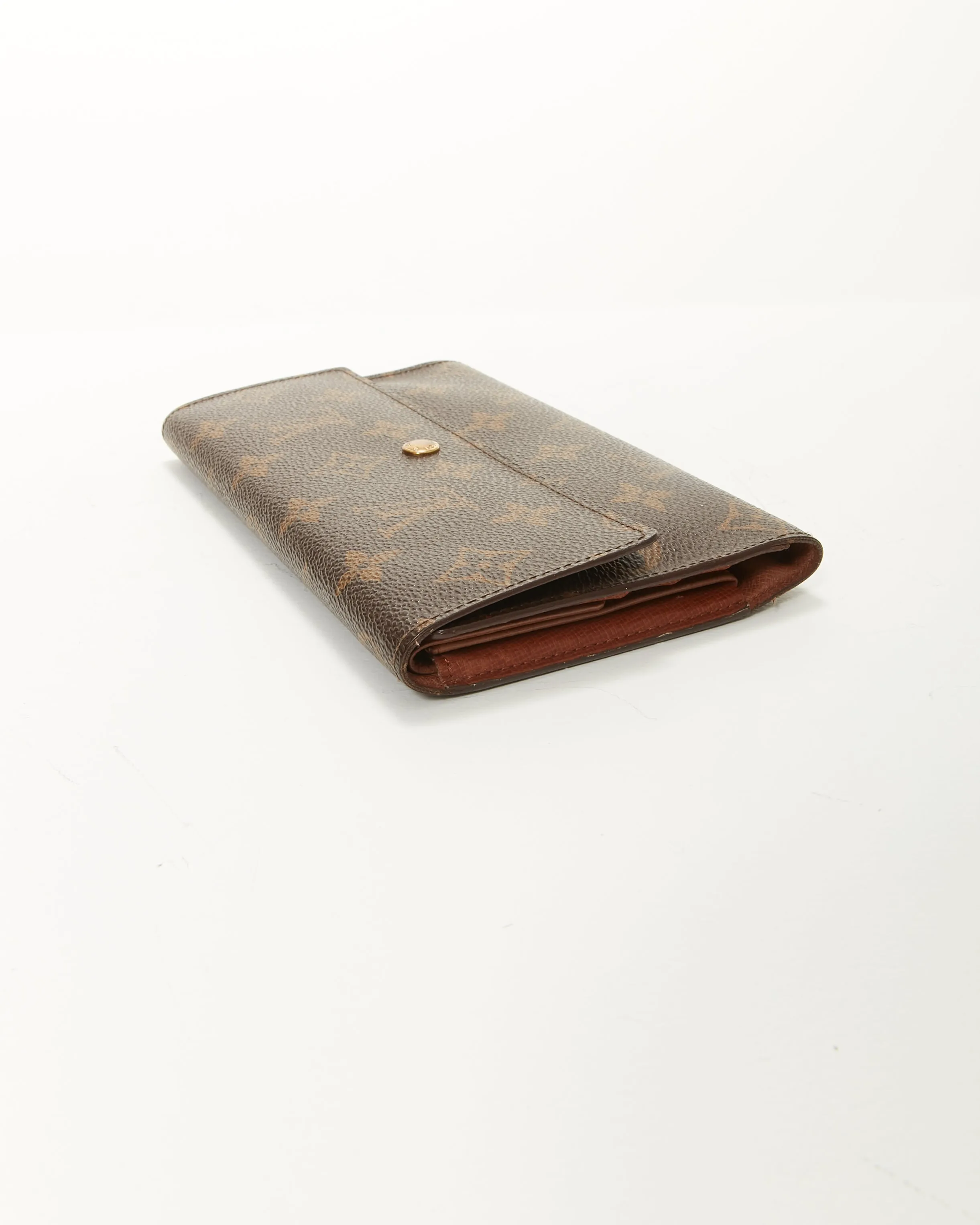 Louis Vuitton Monogram Canvas Sarah Flap Wallet