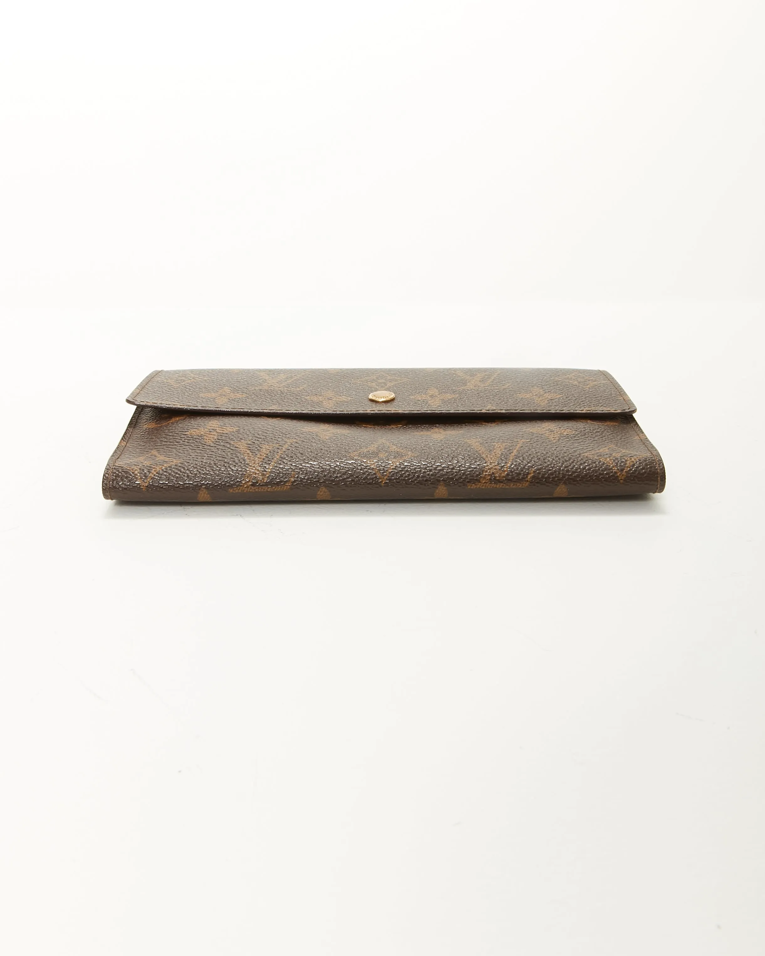Louis Vuitton Monogram Canvas Sarah Flap Wallet