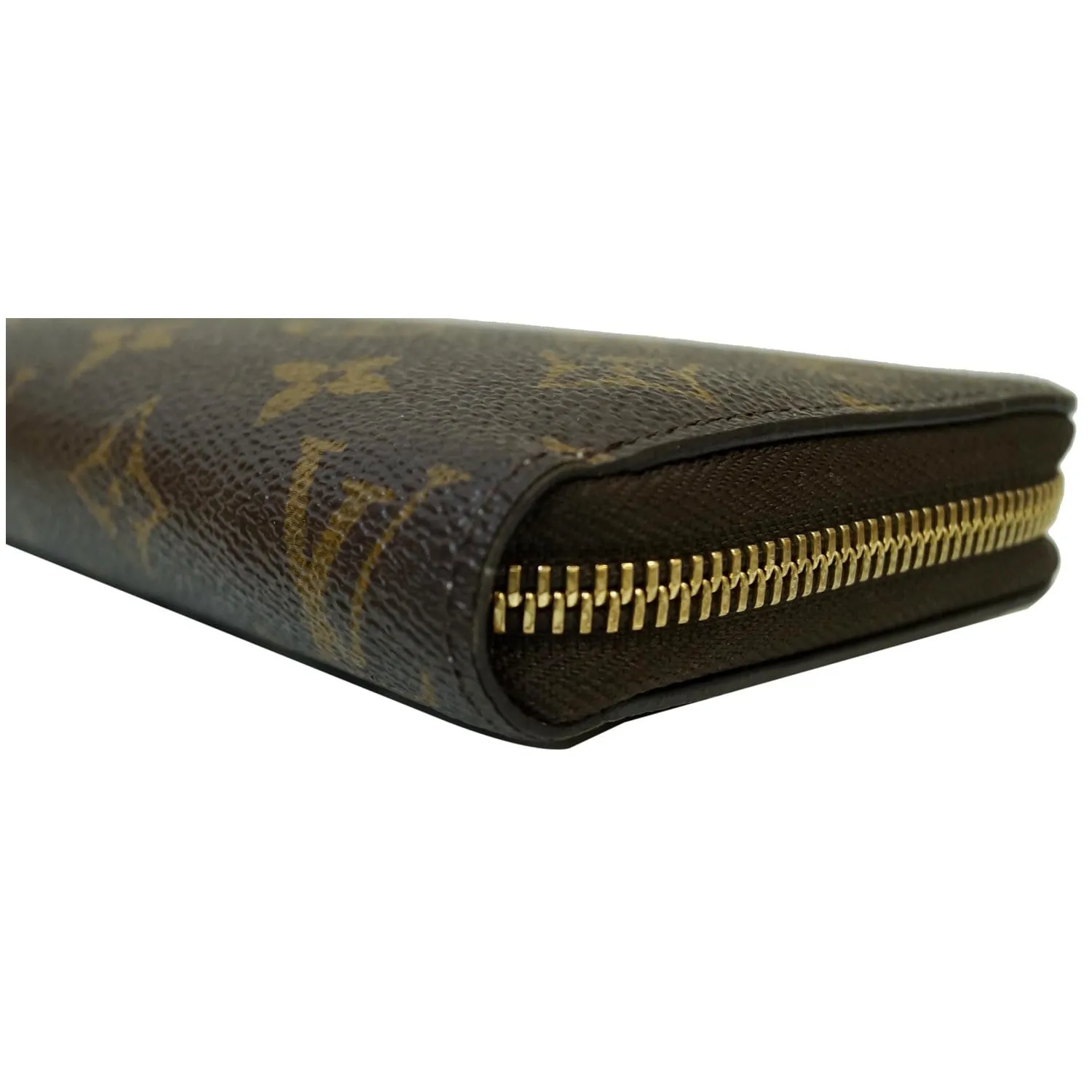 LOUIS VUITTON Monogram Canvas Zippy Long Wallet Brown