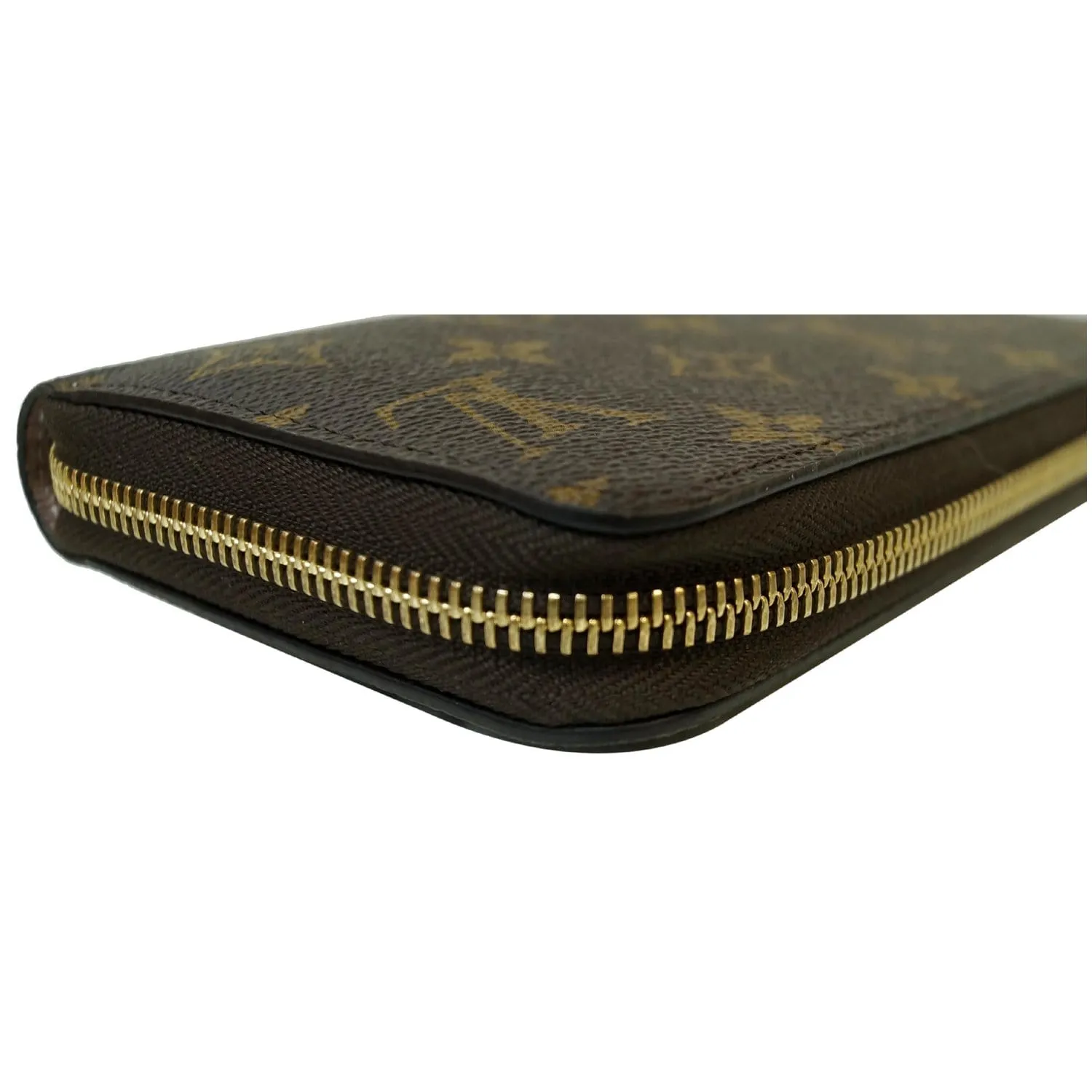 LOUIS VUITTON Monogram Canvas Zippy Long Wallet Brown