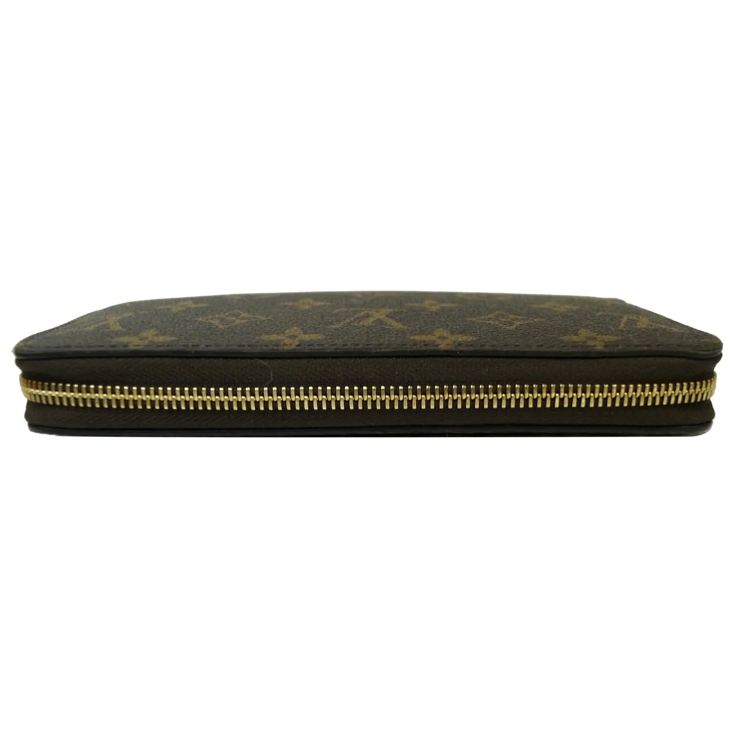 LOUIS VUITTON Monogram Canvas Zippy Long Wallet Brown