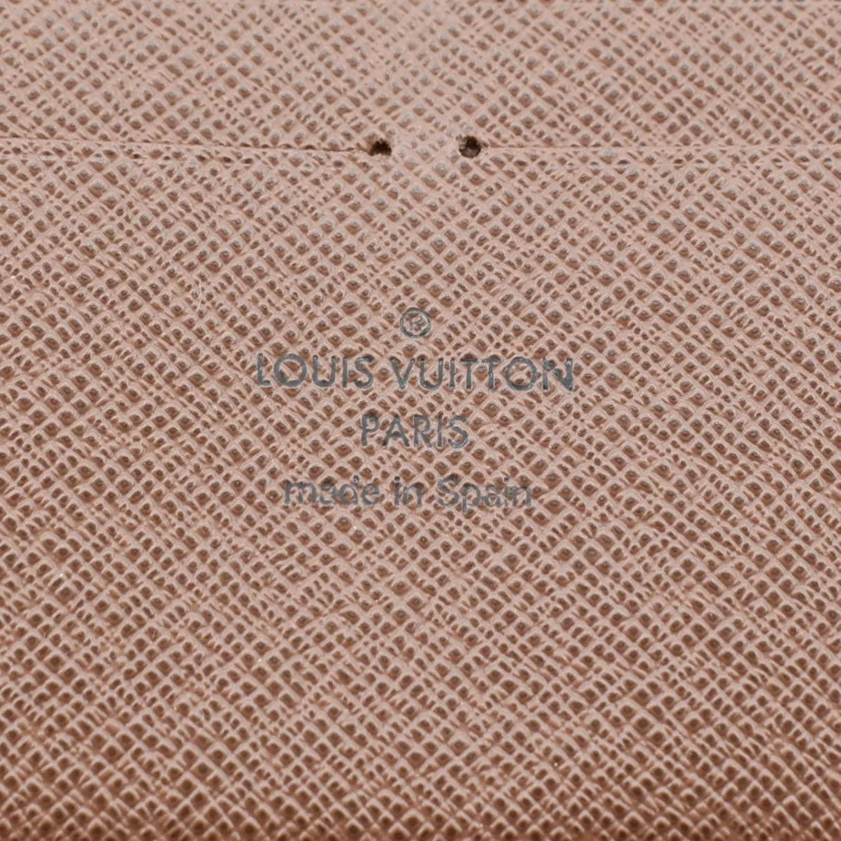 LOUIS VUITTON Monogram Canvas Zippy Wallet Brown