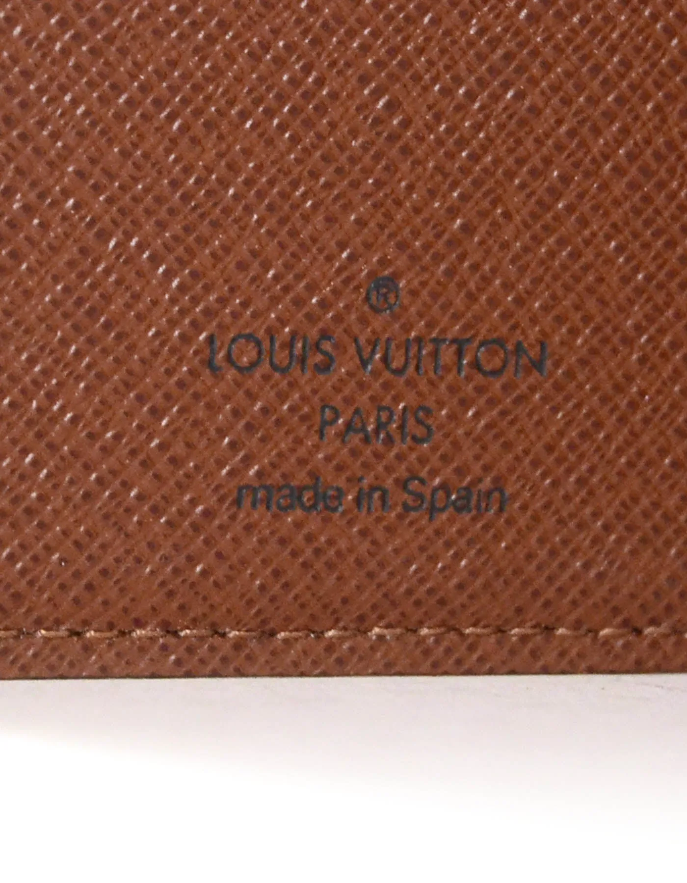 Louis Vuitton Monogram Checkbook Holder/ Wallet