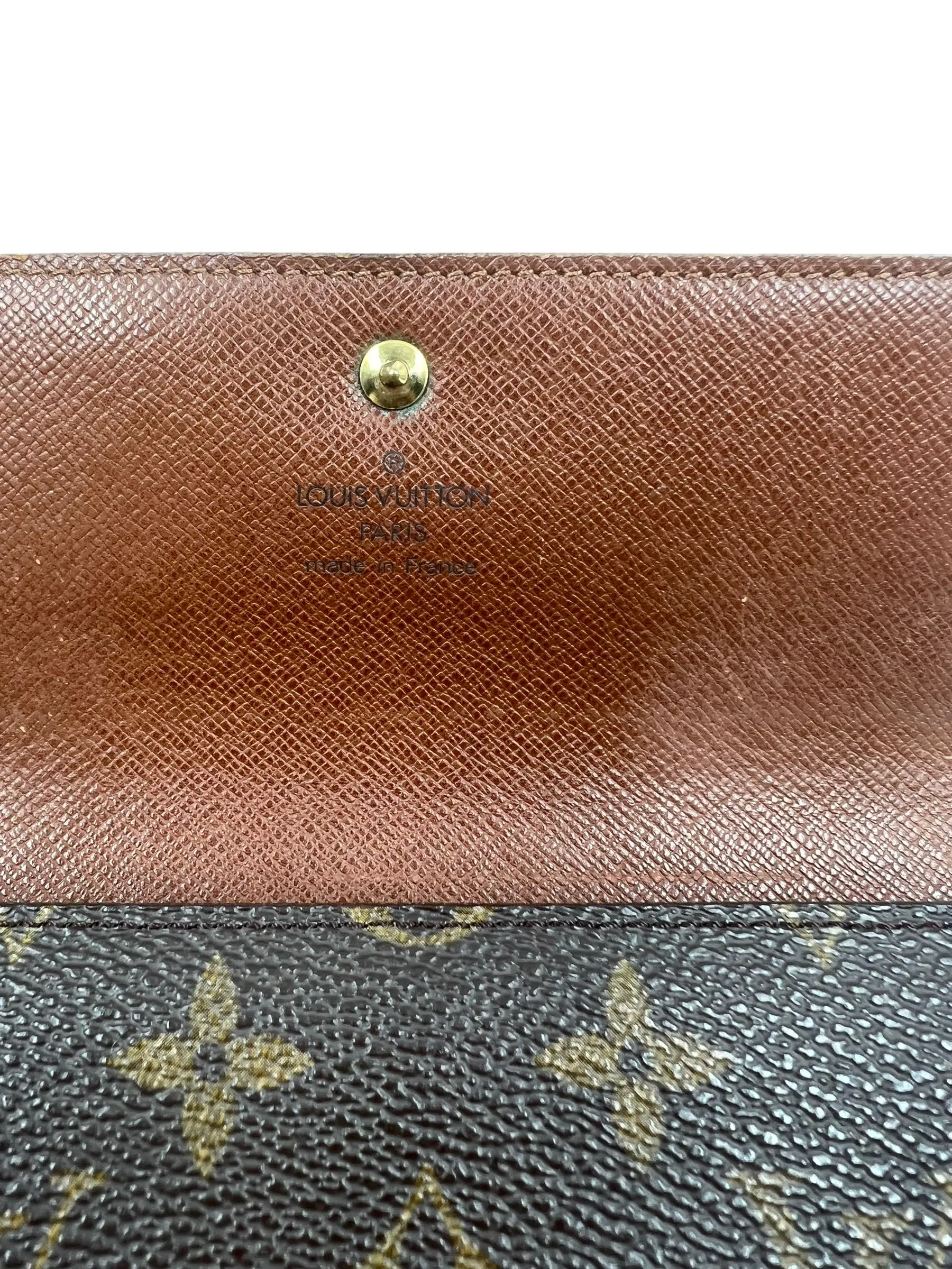 Louis Vuitton Monogram Compact Porte Tresor Etui Papiers Wallet