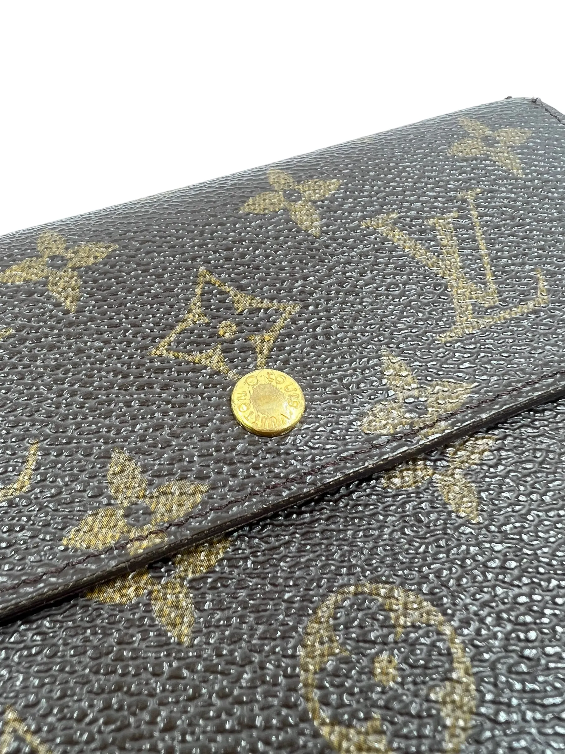 Louis Vuitton Monogram Compact Porte Tresor Etui Papiers Wallet
