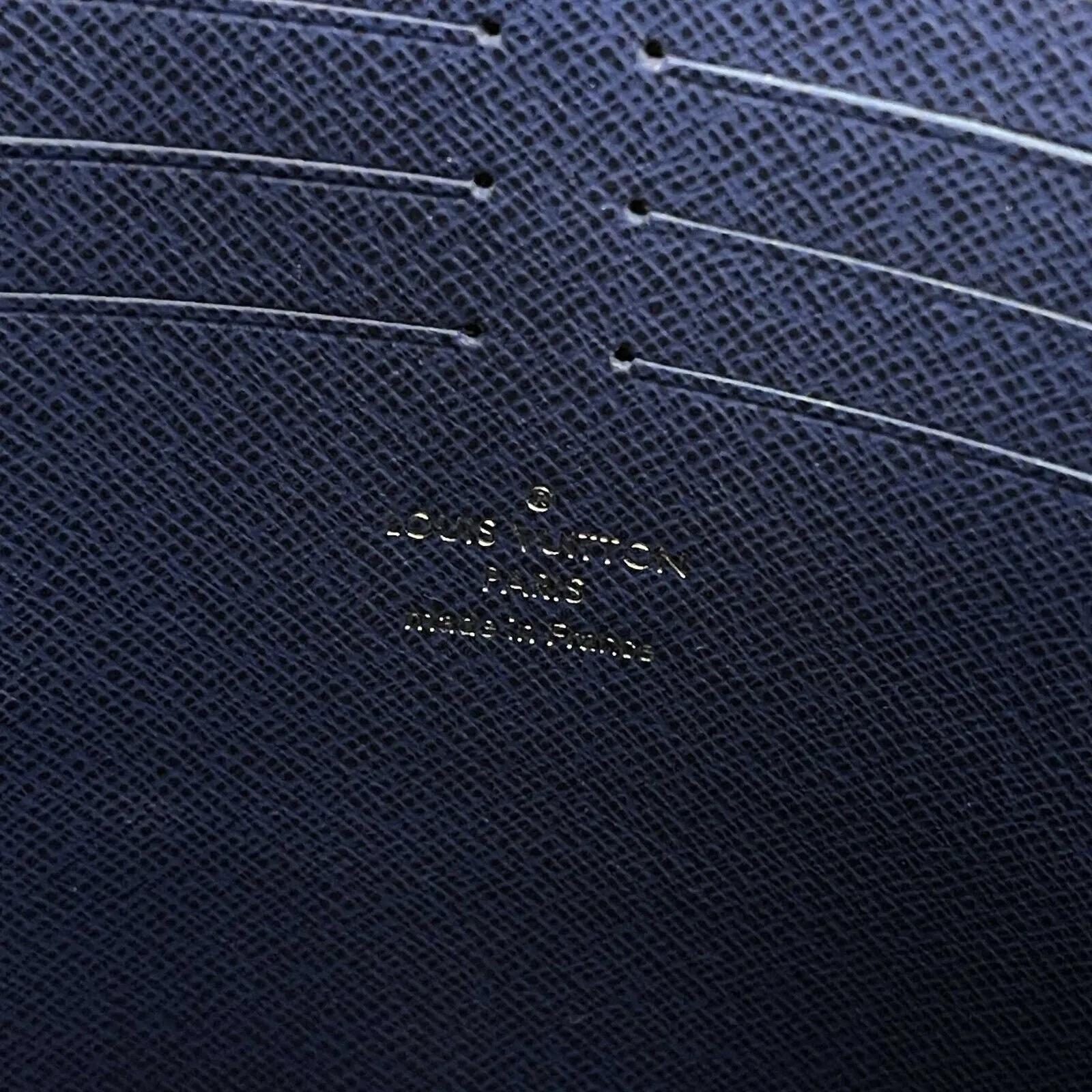 Louis Vuitton Monogram Eclipse Voyage MM Pacific Blue Pochette