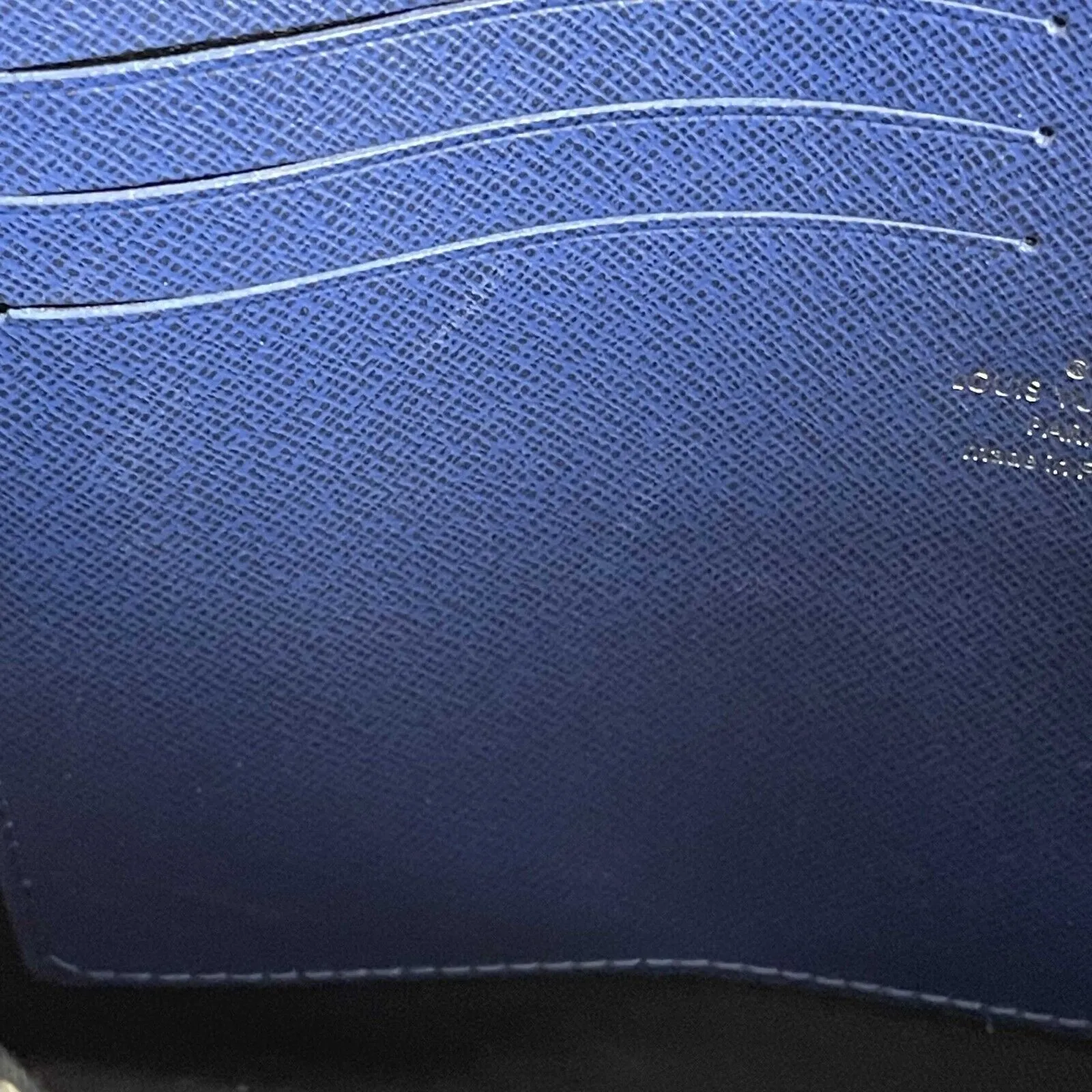 Louis Vuitton Monogram Eclipse Voyage MM Pacific Blue Pochette
