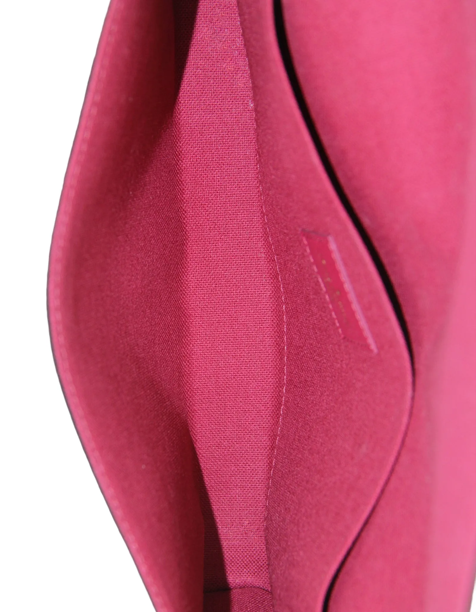 Louis Vuitton Monogram/ Fuchsia Felicie Chain Wallet Crossbody