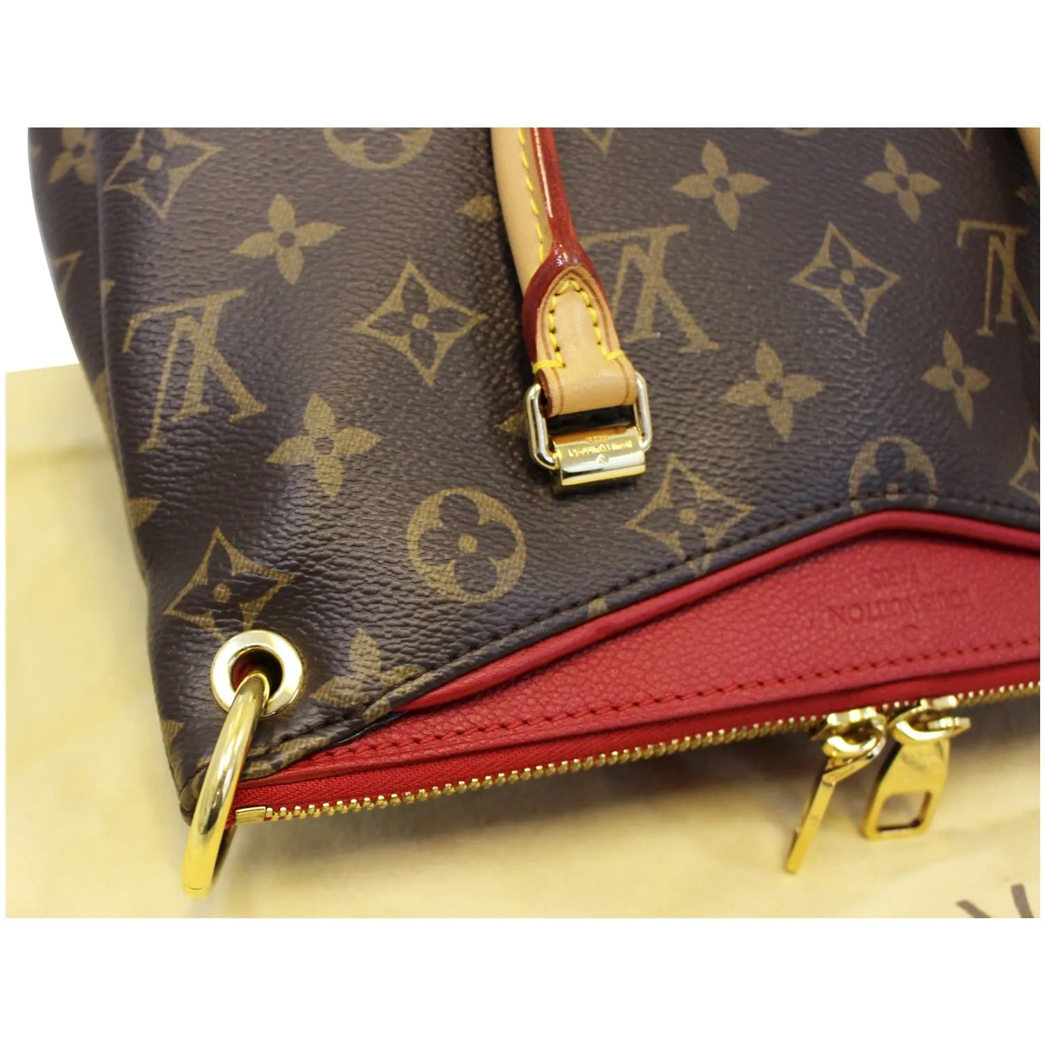 LOUIS VUITTON Nano Pallas Monogram Canvas Shoulder Crossbody Bag