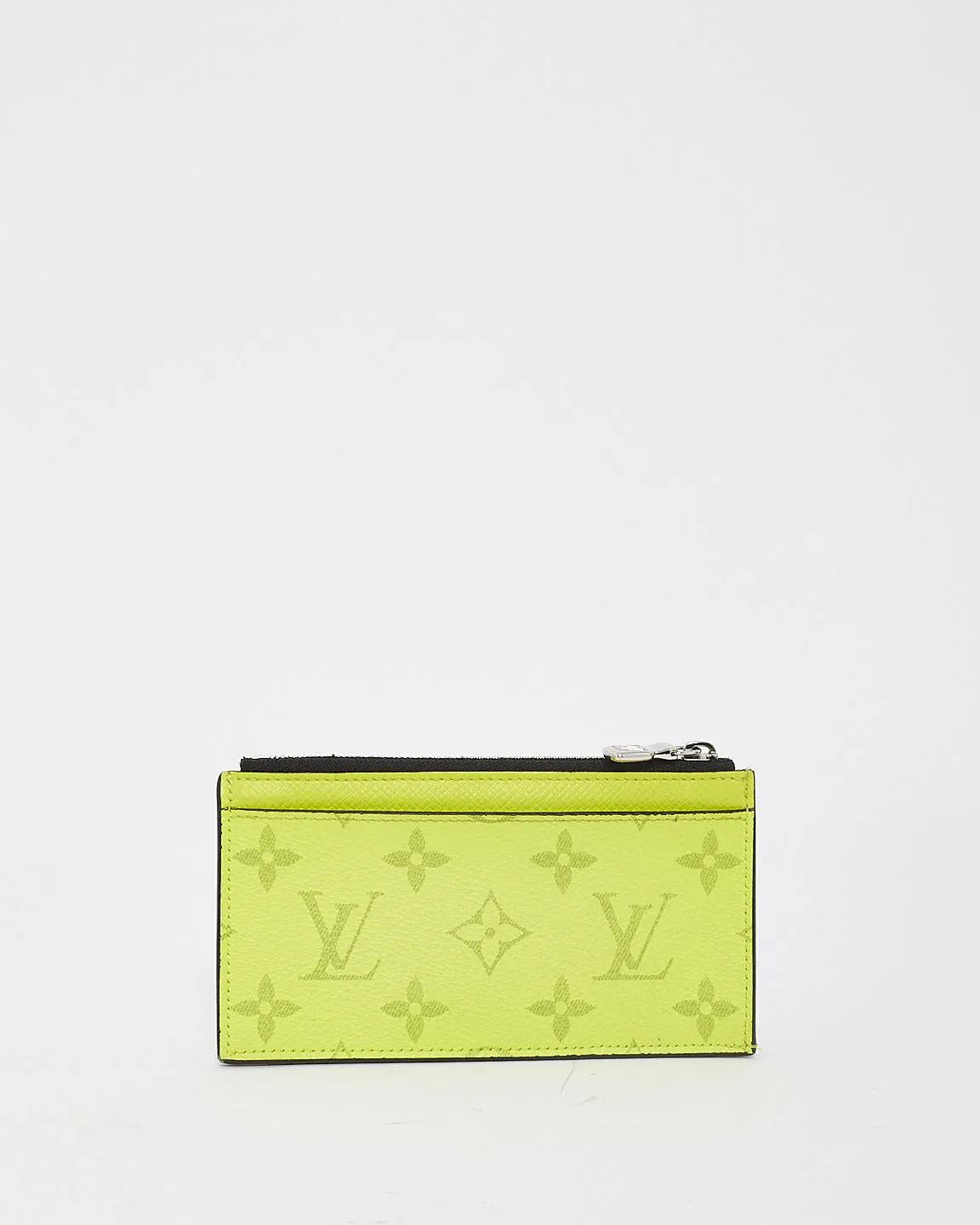 Louis Vuitton Neon Yellow Monogram Canvas & Leather Zippy Coin Card Holder