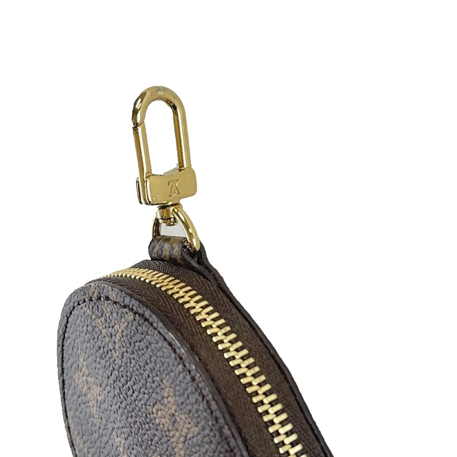 Louis Vuitton NEW Monogram Canvas Round Coin Multi Pochette Accessories Purse