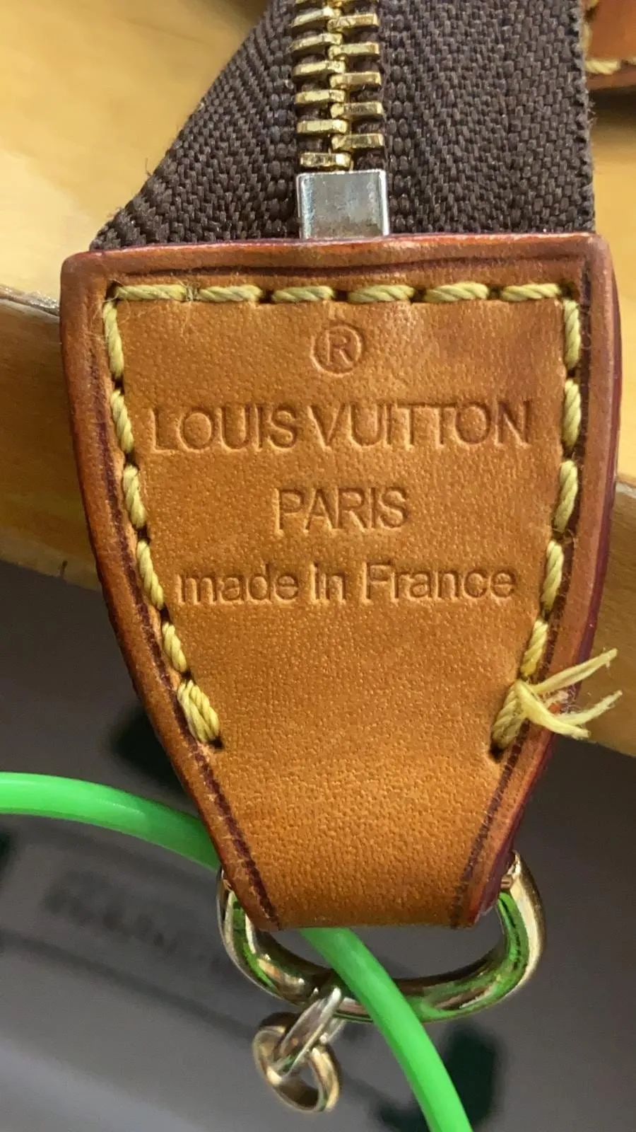 LOUIS VUITTON Pochette Eva Monogram Canvas Crossbody Bag Brown