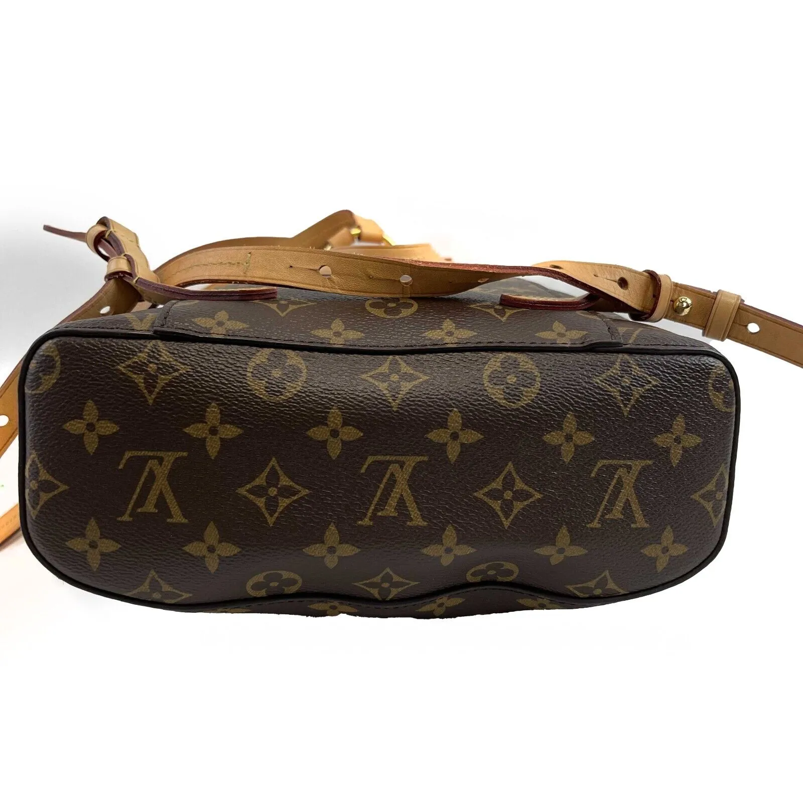 Louis Vuitton Pristine Monogram Canvas Montsouris Brown Backpack