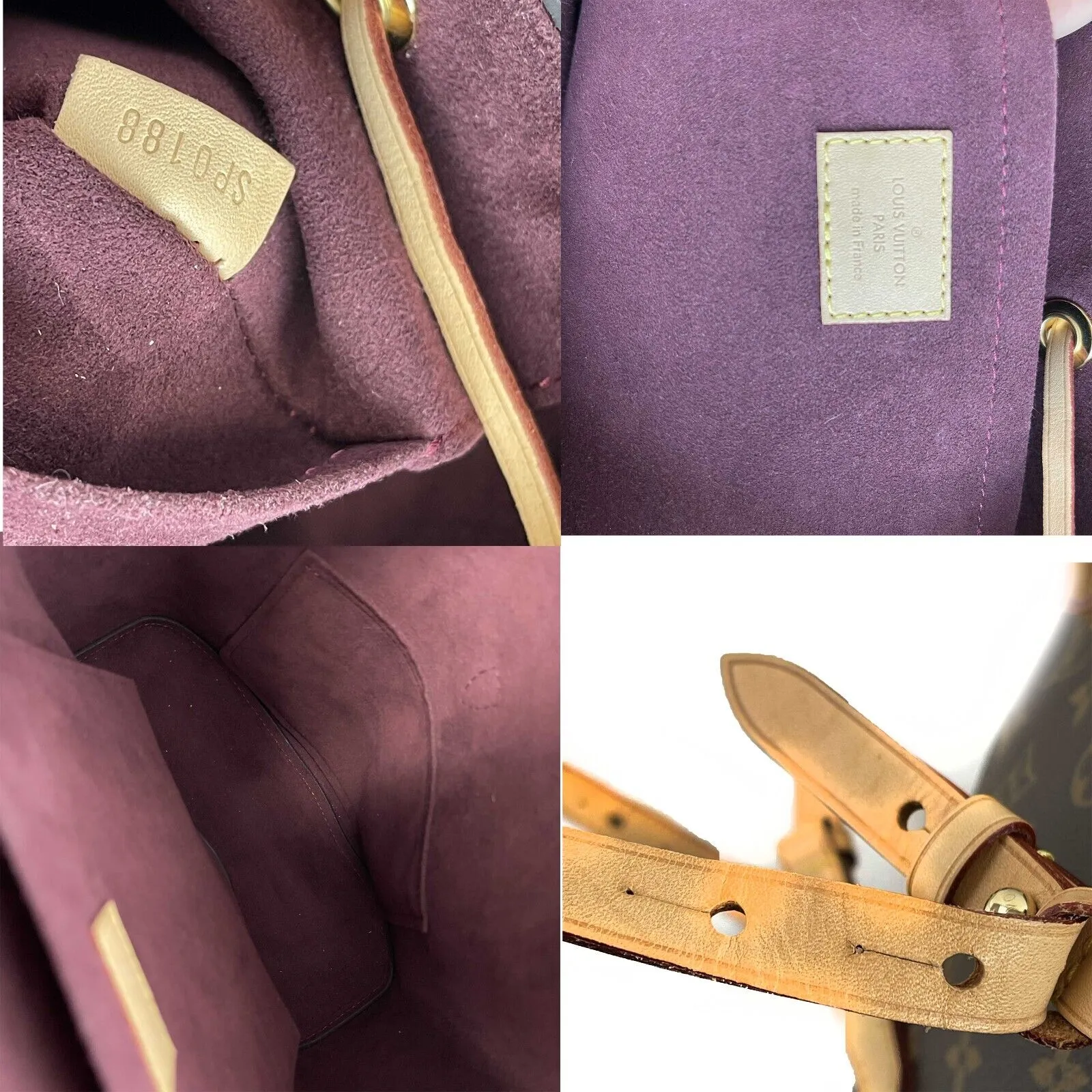 Louis Vuitton Pristine Monogram Canvas Montsouris Brown Backpack