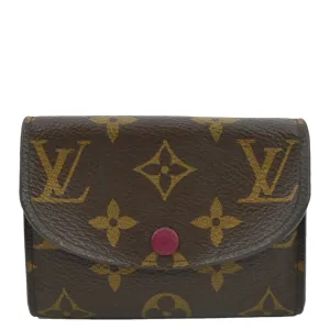 LOUIS VUITTON Rosalie Monogram Canvas Coin Purse Cerise