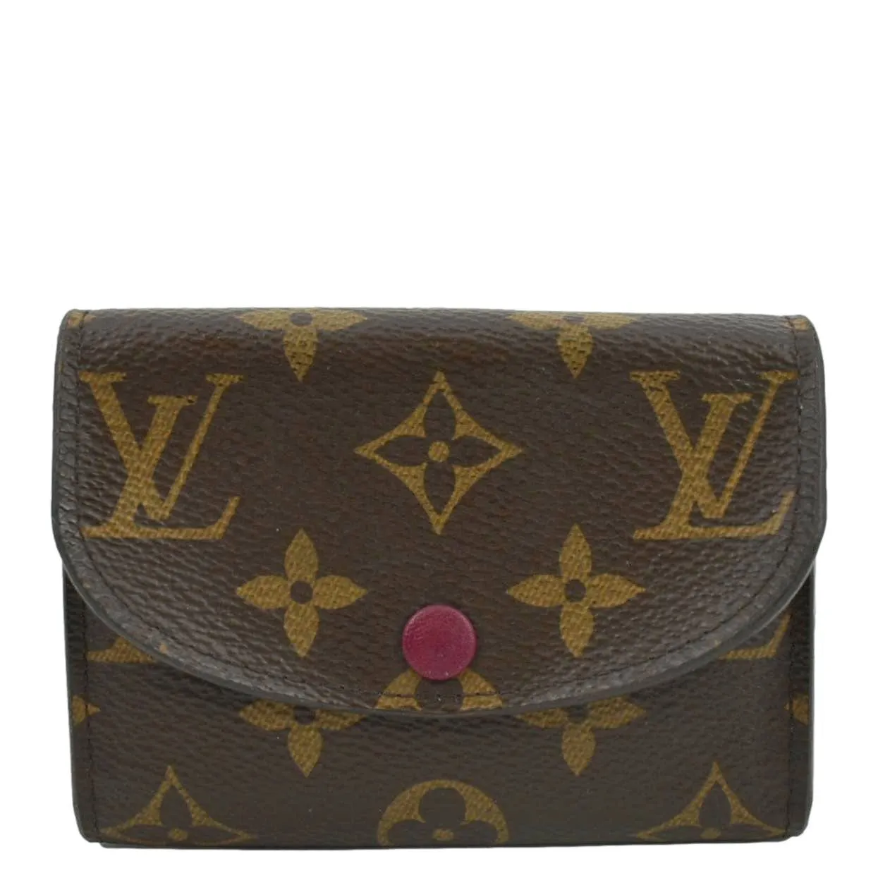 LOUIS VUITTON Rosalie Monogram Canvas Coin Purse Cerise