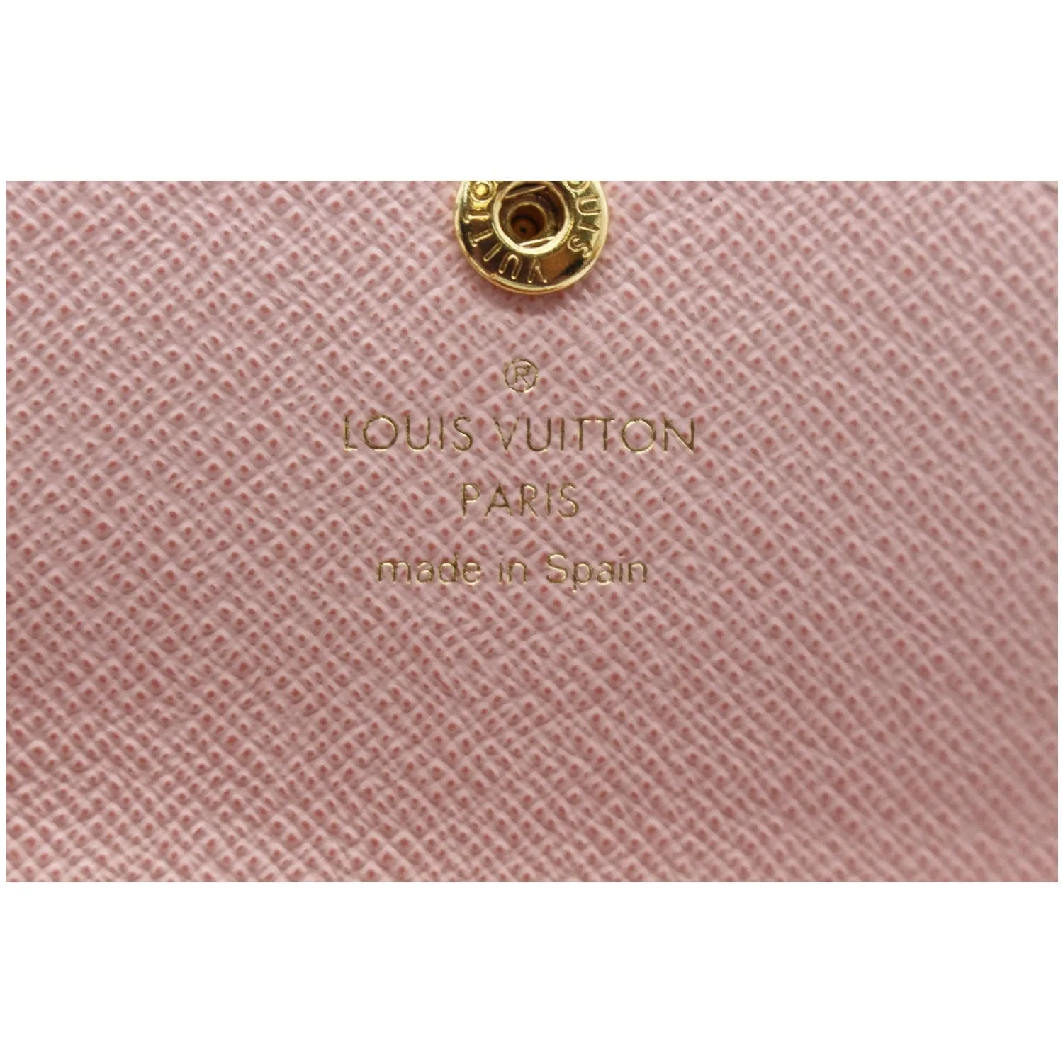 LOUIS VUITTON Rosalie Monogram Canvas Coin Purse Rose Ballerine