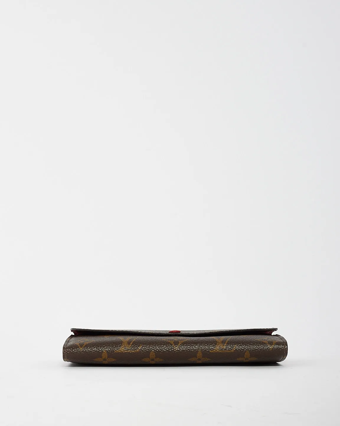 Louis Vuitton Rouge Monogram Canvas Emilie Wallet