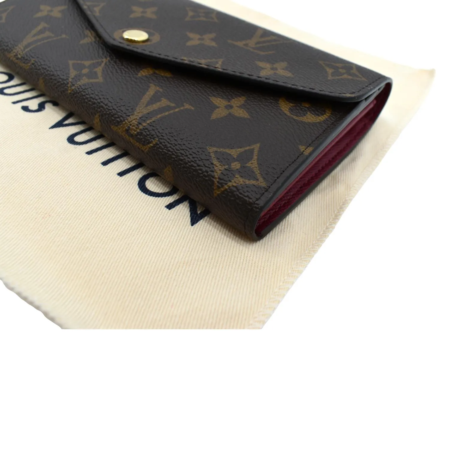 LOUIS VUITTON  Sarah Monogram Canvas Wallet Brown