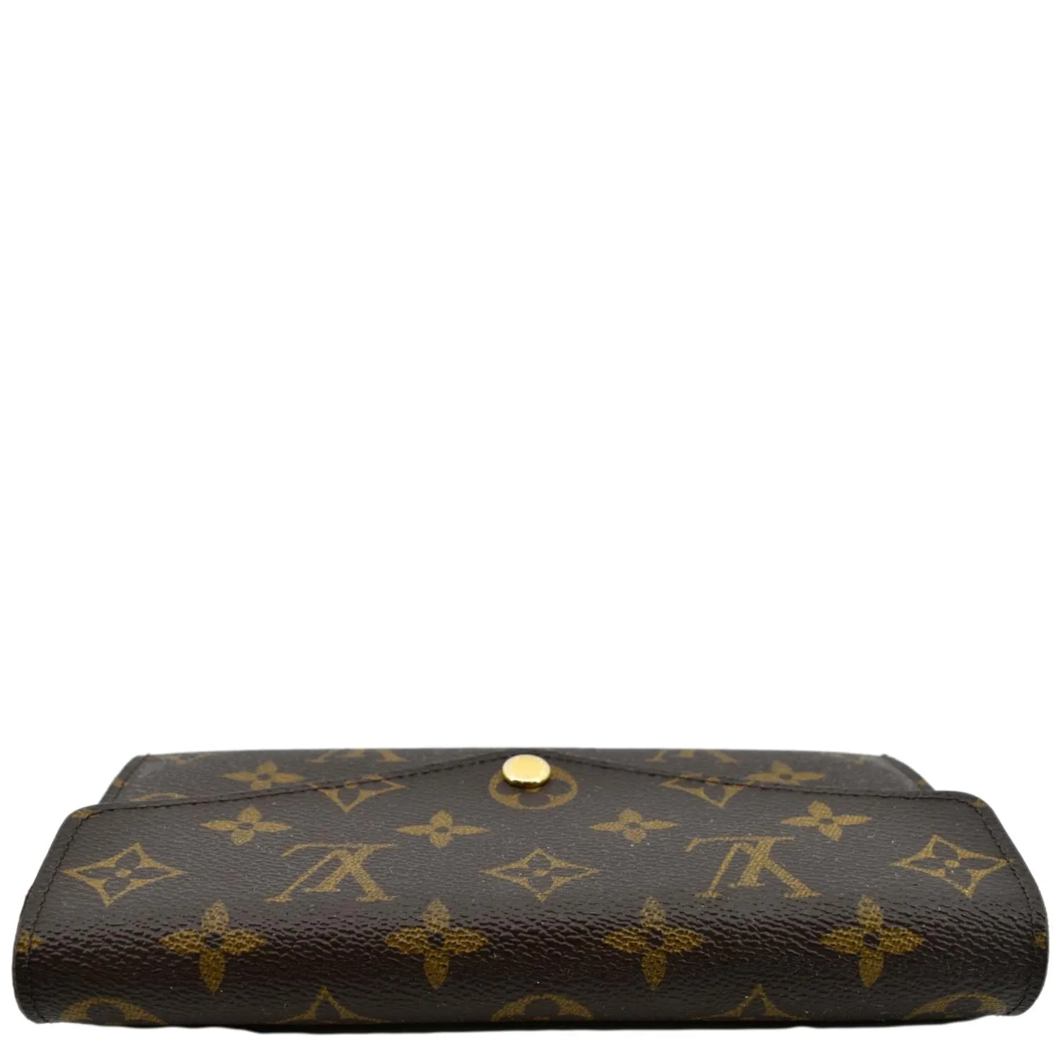 LOUIS VUITTON Sarah Monogram Canvas Wallet Brown