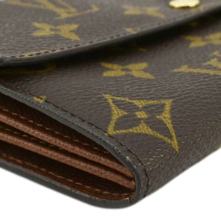 LOUIS VUITTON Sarah Vintage Monogram Canvas Wallet Brown
