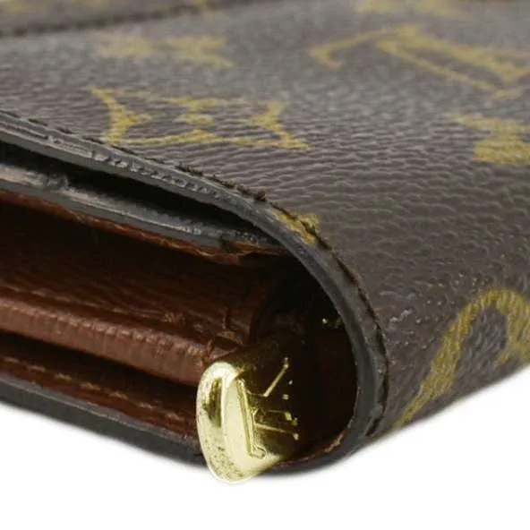 LOUIS VUITTON Sarah Vintage Monogram Canvas Wallet Brown