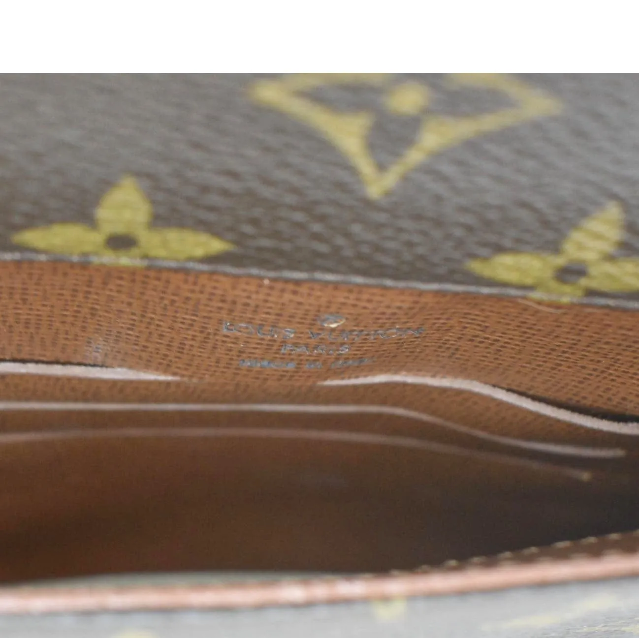 LOUIS VUITTON Sofia Coppola Monogram Canvas Clutch Brown
