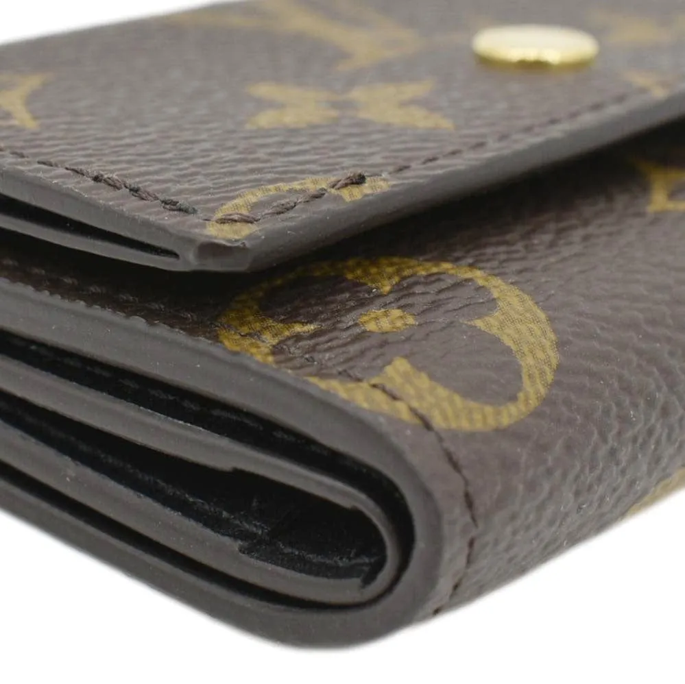 LOUIS VUITTON Trifold  Monogram Canvas Wallet Brown