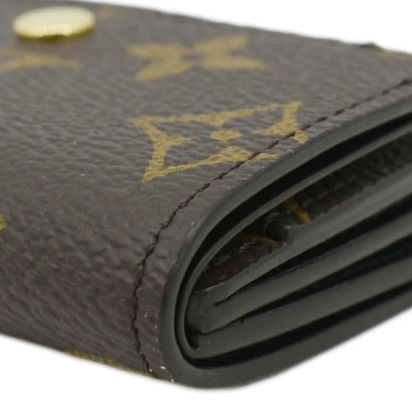 LOUIS VUITTON Trifold  Monogram Canvas Wallet Brown
