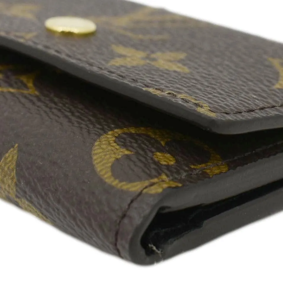 LOUIS VUITTON Trifold  Monogram Canvas Wallet Brown