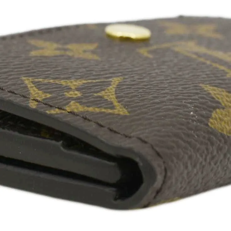 LOUIS VUITTON Trifold  Monogram Canvas Wallet Brown