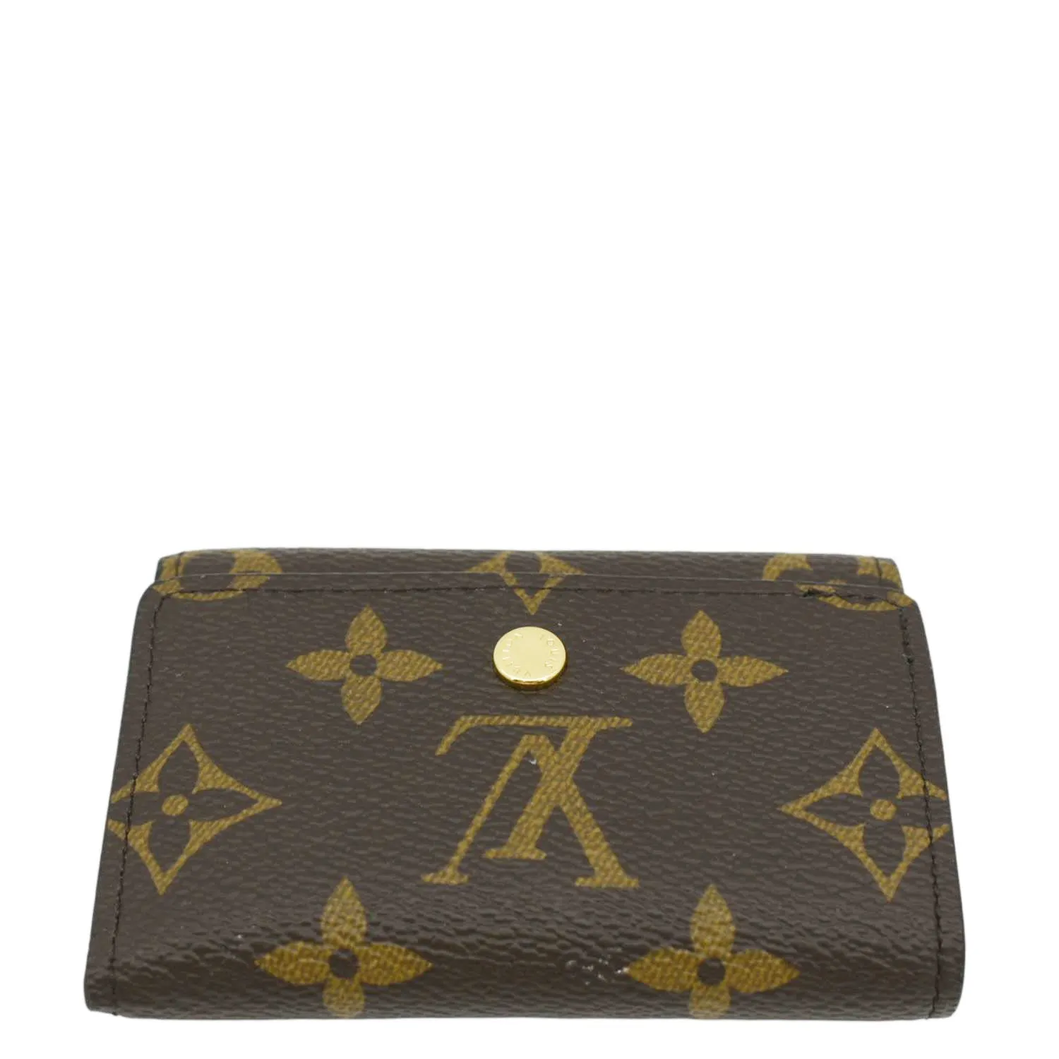 LOUIS VUITTON Trifold  Monogram Canvas Wallet Brown