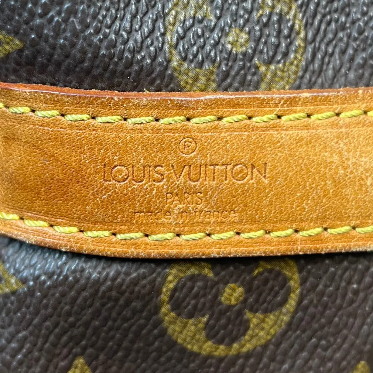LOUIS VUITTON Vintage Noe Brown Monogram Canvas Bucket Bag