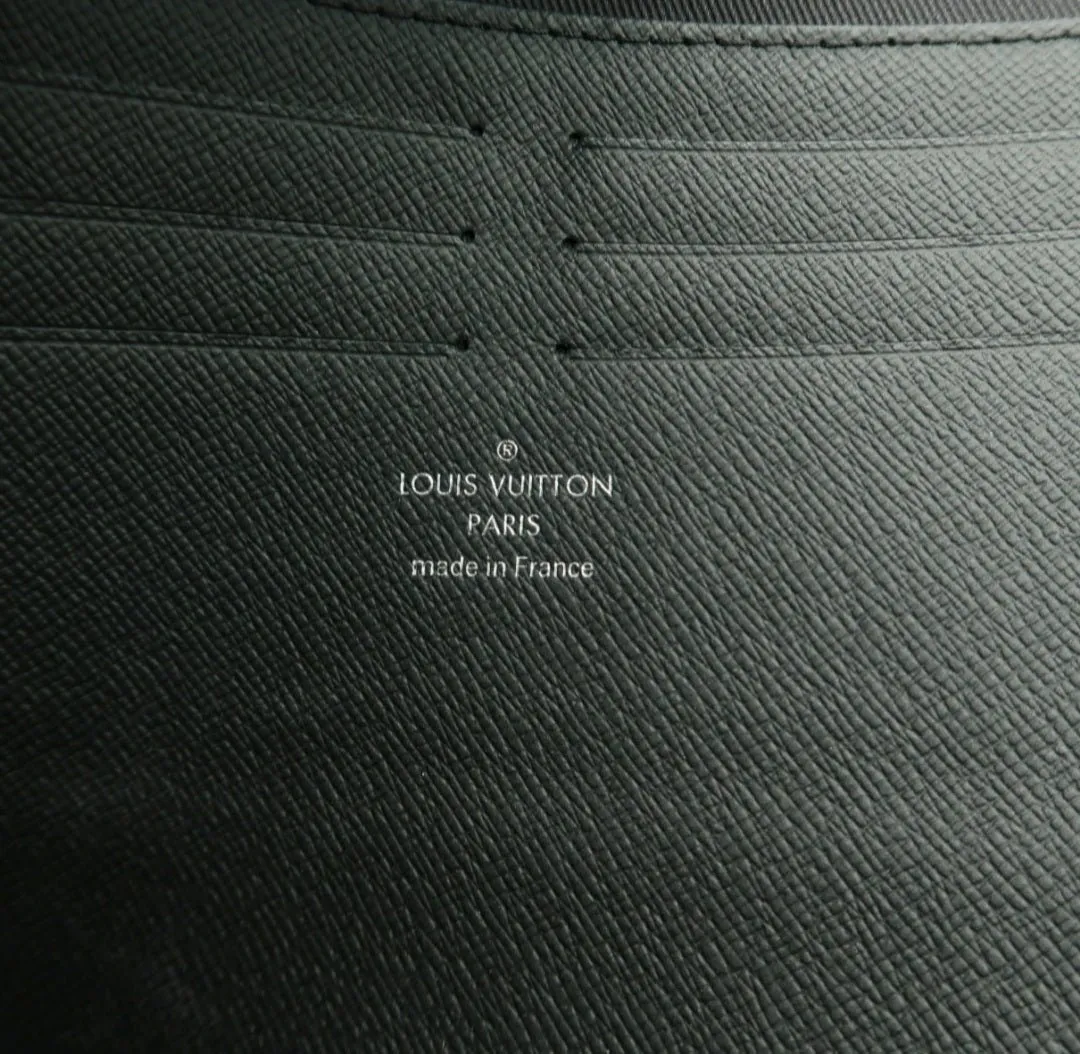 Louis Vuitton Voyage Black Leather Clutch Bag