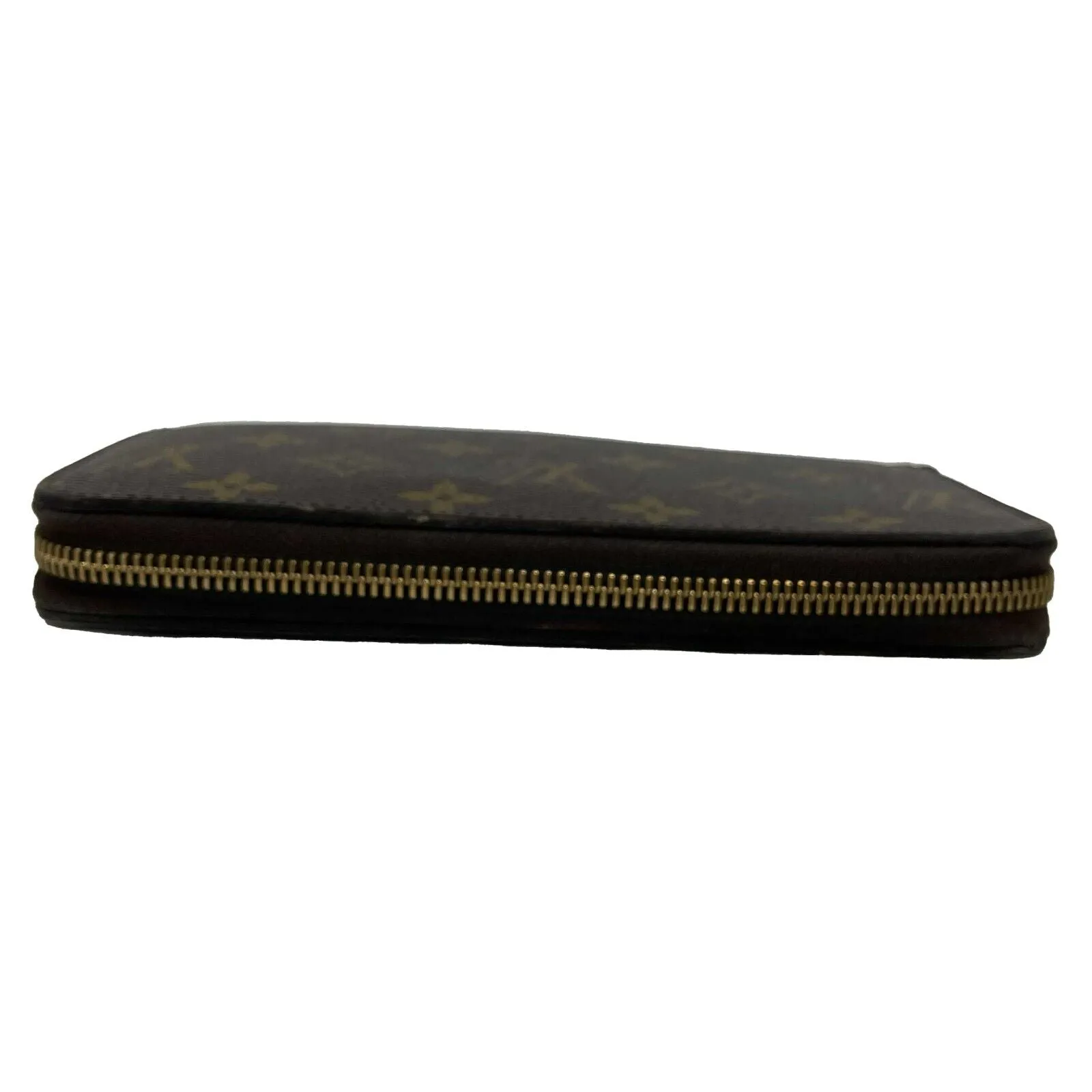 Louis Vuitton - Zippy Wallet - Brown Monogram - Gold Hardware