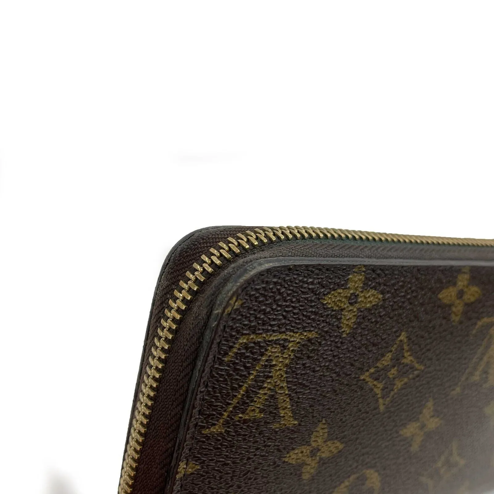Louis Vuitton - Zippy Wallet - Brown Monogram - Gold Hardware