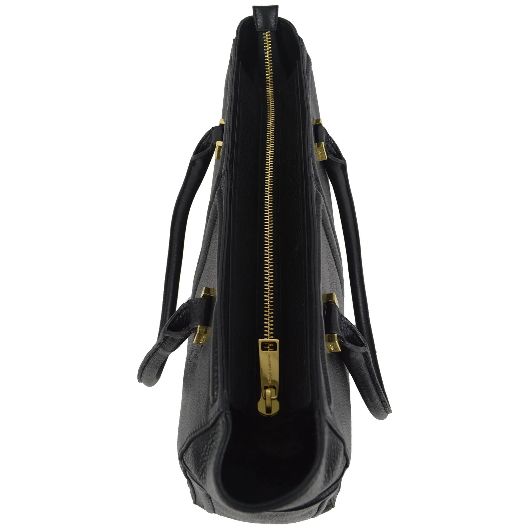 Mackenzie Tote in Black Onyx & Gold