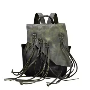 Marianna Green Genuine Leather Backpack