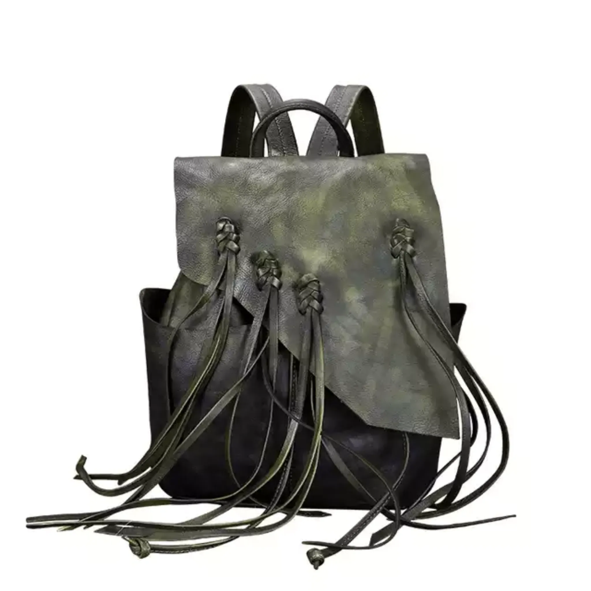 Marianna Green Genuine Leather Backpack