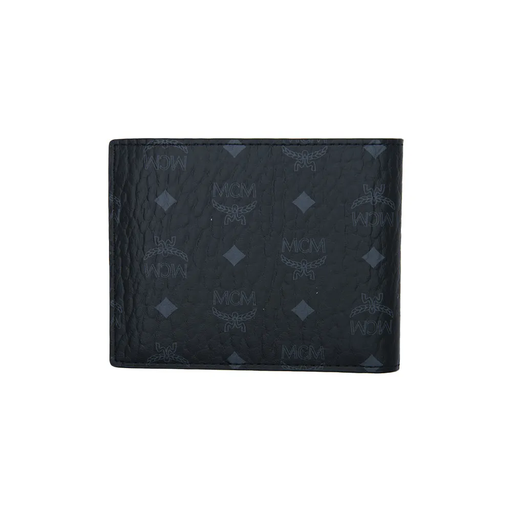 MCM Men's Bifold Wallet with Card Case in Visetos Original