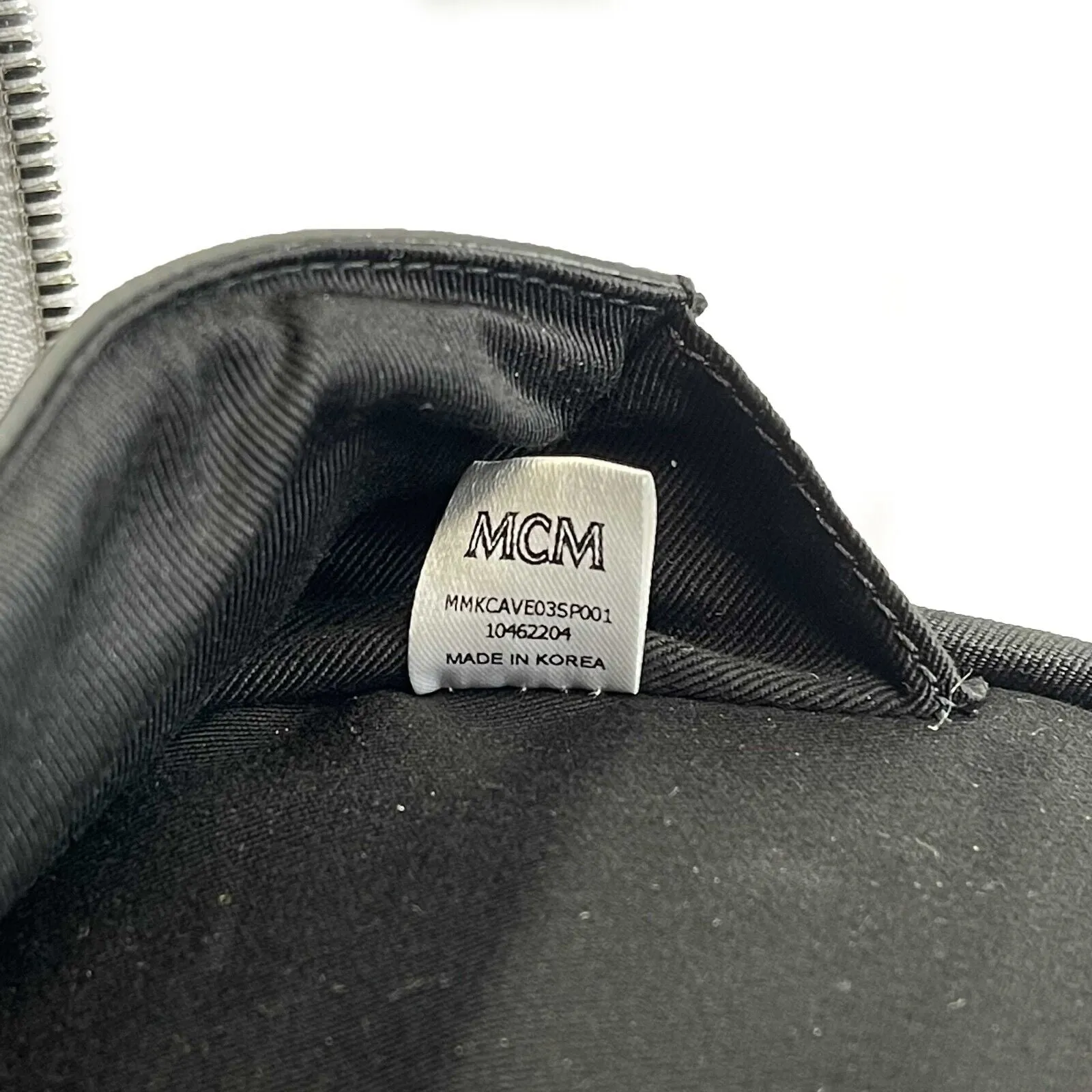 MCM - NWT Silver Large Stark Backpack - Silver & Black NEW - Retail $1350