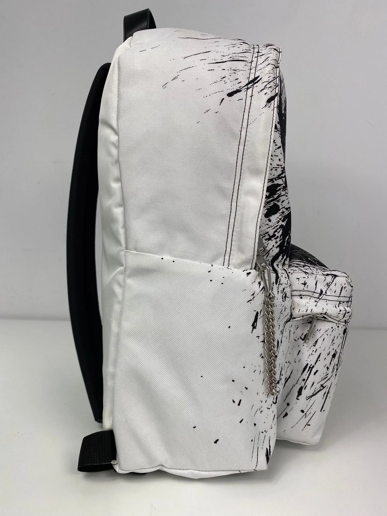 Medium Backpack in Nylon With Christian Marclay 'Shlup' Print