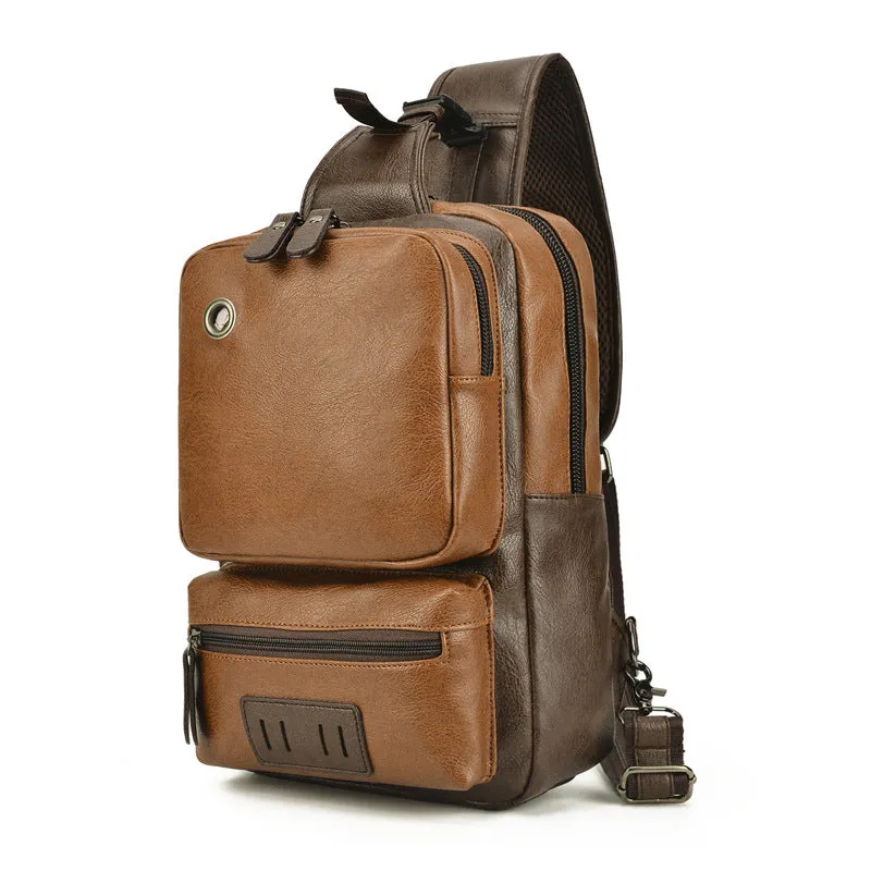 Men's Attractive Full Fashion Large Capacity Men's Chest Bags