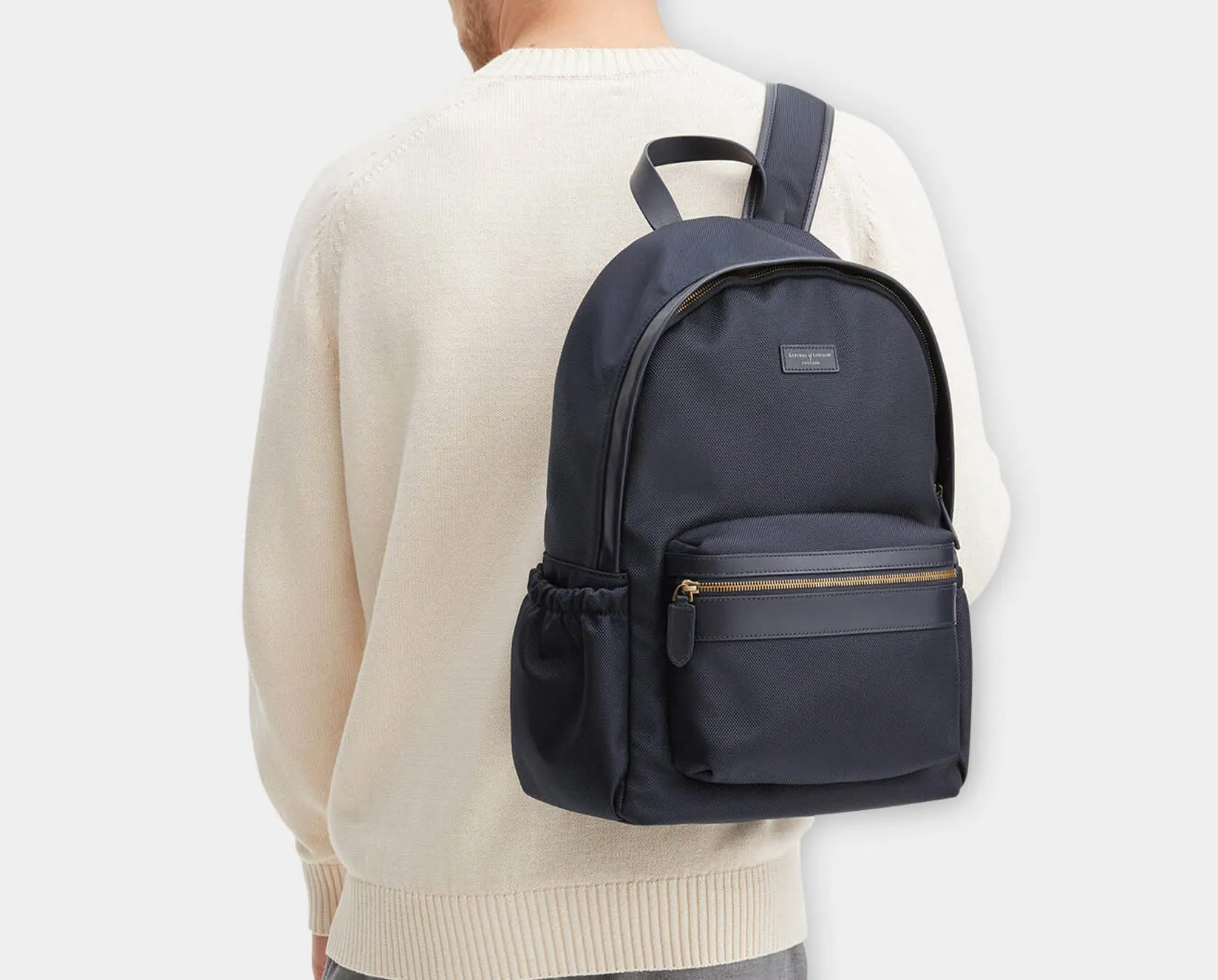 Men's Backpack Navy Nylon