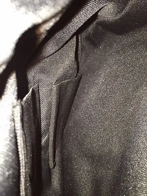 MEN'S BIKER UPDATED SWAT TEAM STYLE MOTORCYCLE LEATHER VEST W/2 GUN POCKETS NEW