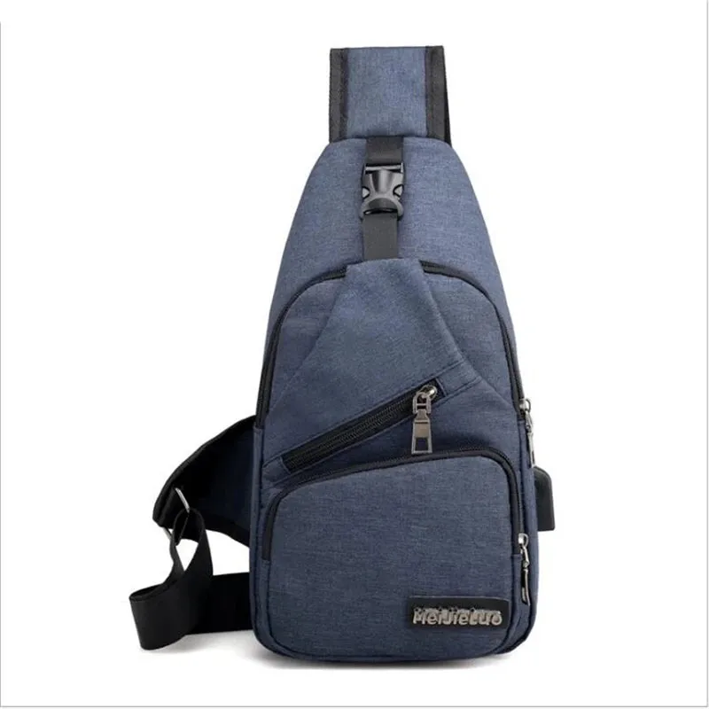 Men's Crossbody Bags Men's USB Chest Bag Designer Messenger bag Leather Shoulder Bags Diagonal Package 2023 new Back Pack Travel